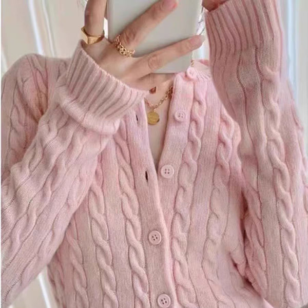 π§₯ Cozy Chic Retro Knit Cardigan β Trendy & Perfect for Any Season π
