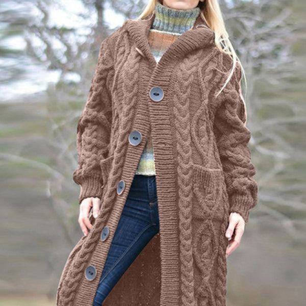 π§₯ Cozy Chic Woolen Knit Long Cardigan for Women β Stylish & Warm Sweater π€