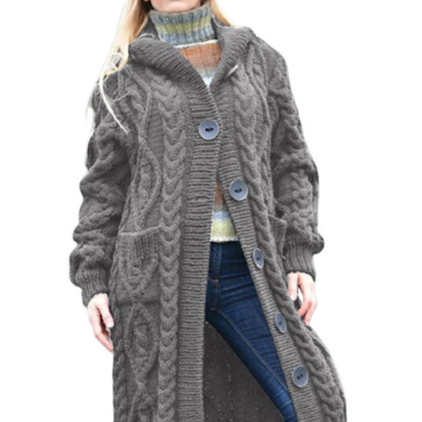 π§₯ Cozy Chic Woolen Knit Long Cardigan for Women β Stylish & Warm Sweater π€