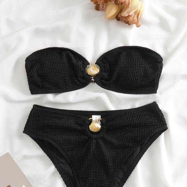 🌊 Sexy Wave Pattern Bikini Set Swimwear for Women – Trendy & Flattering Fit ☀️