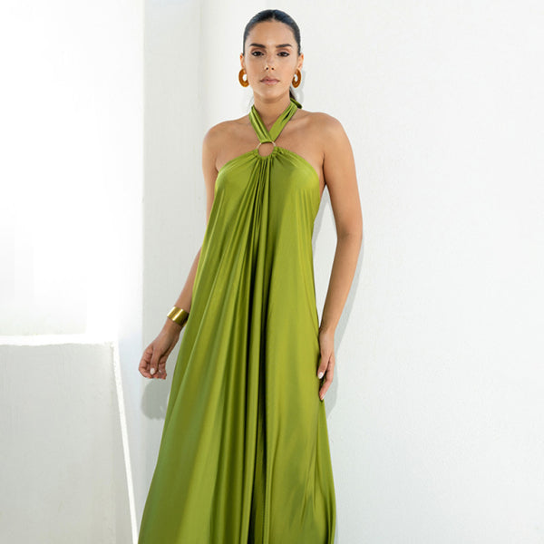 ✨ Chic Satin Suspender Dress – Flowy, Sexy & Perfect for Any Occasion ✨