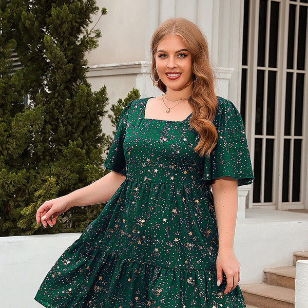 β¨ Chic & Comfy Hot Stamping Loose Dress β Perfect for Spring & Summer β¨