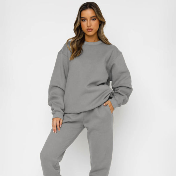 β¨ Cozy & Chic 2-Piece Sweater Set β Stylish Long Sleeve Pullover & Trousers for Fall Winter β¨