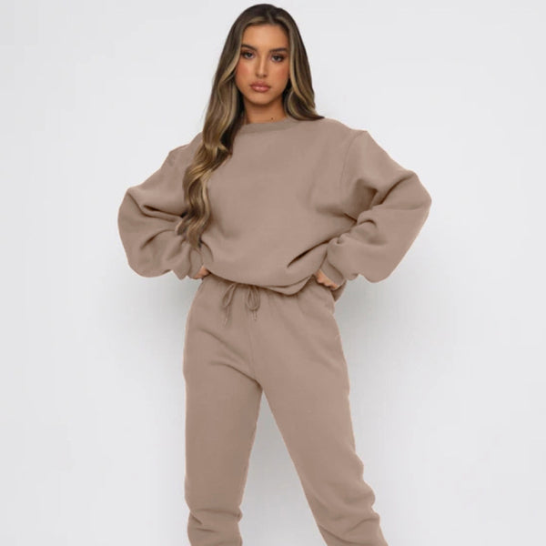 β¨ Cozy & Chic 2-Piece Sweater Set β Stylish Long Sleeve Pullover & Trousers for Fall Winter β¨
