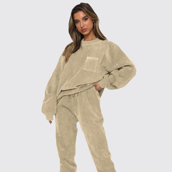 π₯ Cozy & Chic Corduroy Two-Piece Set β Long Sleeve Pullover & Pants for Fall π