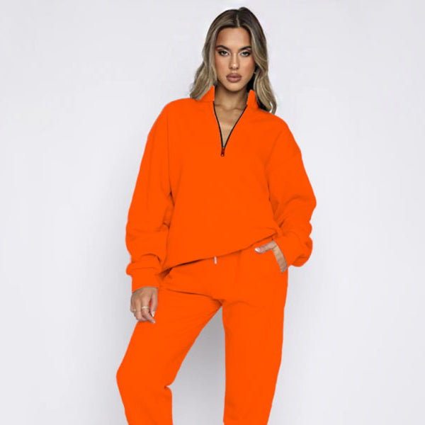 π₯ Cozy Chic 2-Piece Sweatshirt & Jogger Set β Stylish & Comfy Loungewear for Fall & Winter π₯