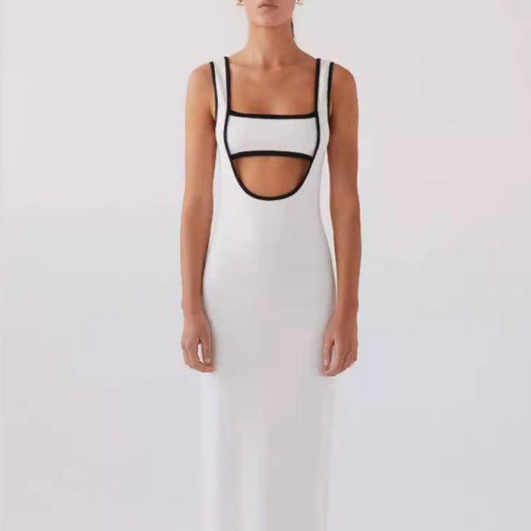 ✨ Stunning Backless Hollow Out Evening Dress – Elegant & Sexy Maxi Dress for Women ✨