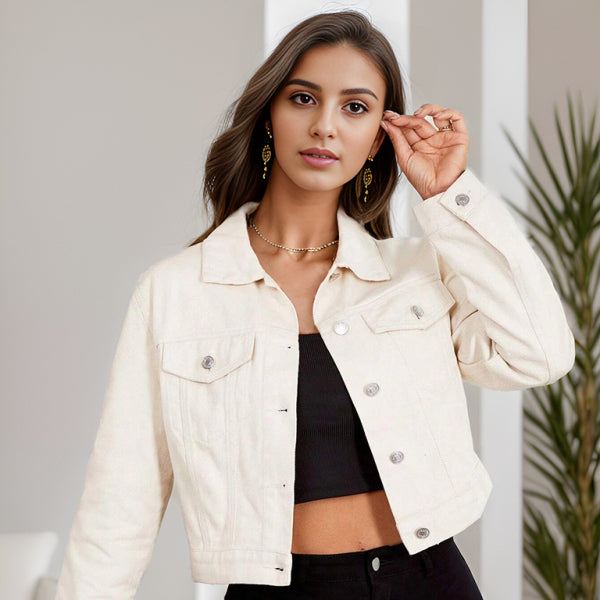 π€ Trendy Casual Denim Short Jacket for Women β Stylish & Chic Must-Have π€