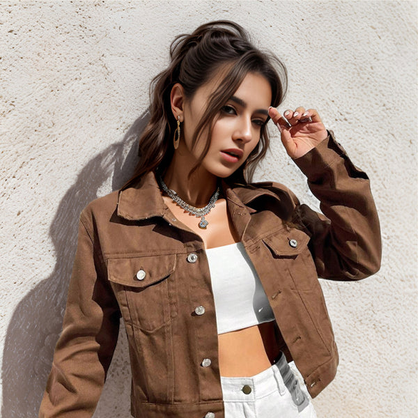 π€ Trendy Casual Denim Short Jacket for Women β Stylish & Chic Must-Have π€