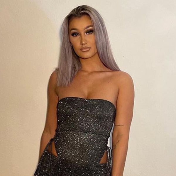 🖤 Sexy Lace-Up Skirt Set – Trendy Two-Piece for a Flawless Fit ✨