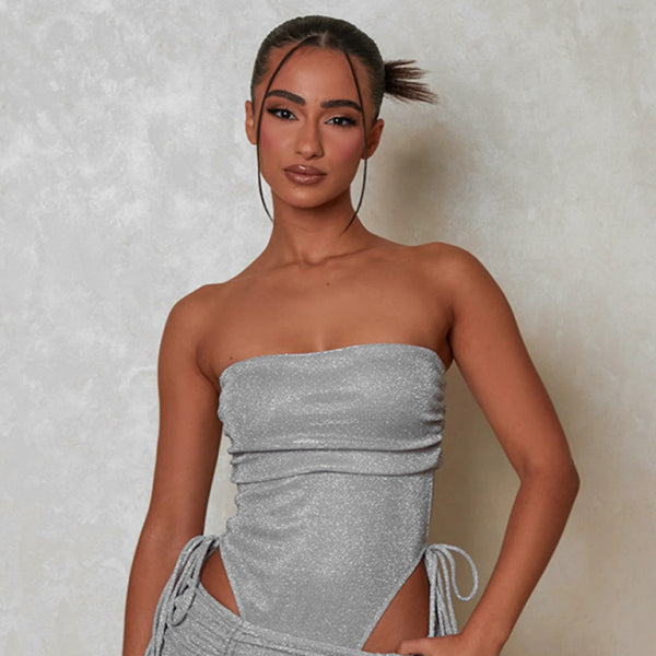 🖤 Sexy Lace-Up Skirt Set – Trendy Two-Piece for a Flawless Fit ✨