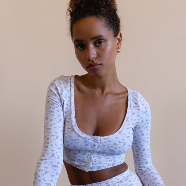 ✨ Cozy & Cute Printed Long Sleeve Pajama Set for Women – Comfy Loungewear Shorts Set ✨