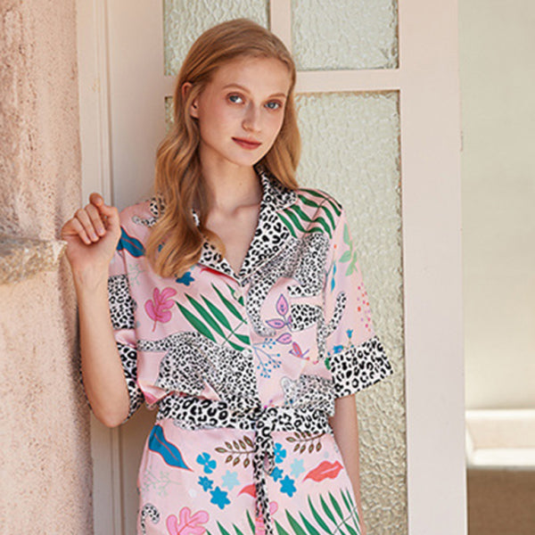 🛍️ Chic & Comfy Printed 2-Piece Set – Trendy Shorts & Shirt Outfit for Any Season 🌸