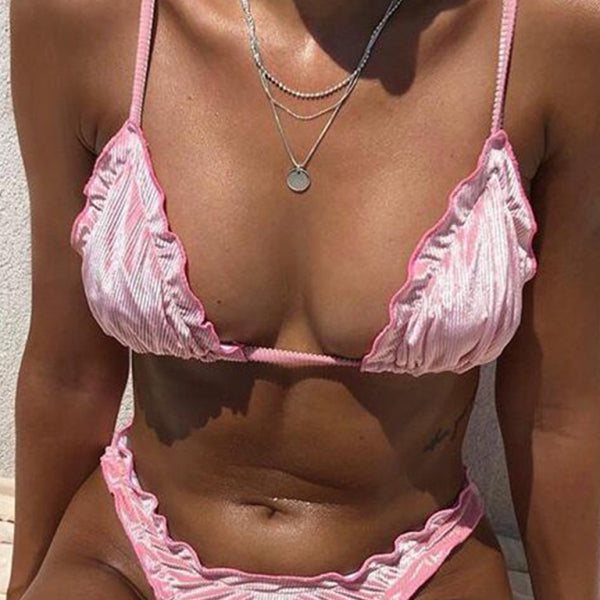 π Trendy Wavy Edge Bikini β Sexy & Chic Swimwear for Summer βοΈ