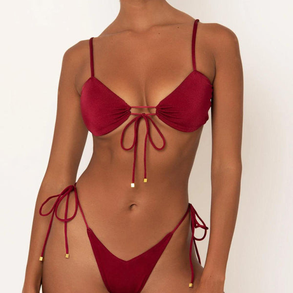 π₯ Must-Have Strappy Bikini β Sexy, Stylish & Perfect for Summer βοΈ
