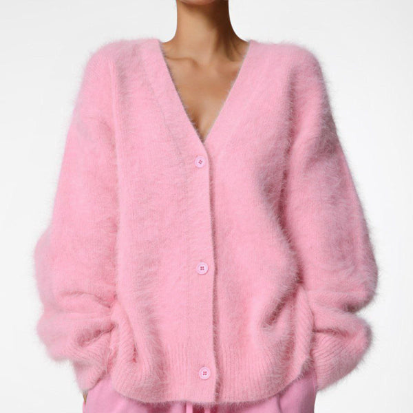 ποΈ Cozy Chic V-Neck Knitted Cardigan β Soft, Stylish & Perfect for Layering ποΈ