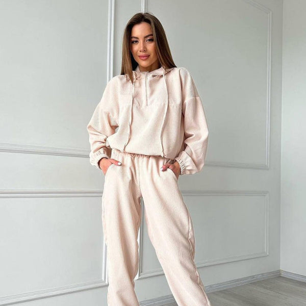 π€ Cozy & Chic Hooded Two-Piece Set β Perfect for Lounge & Street Style π€