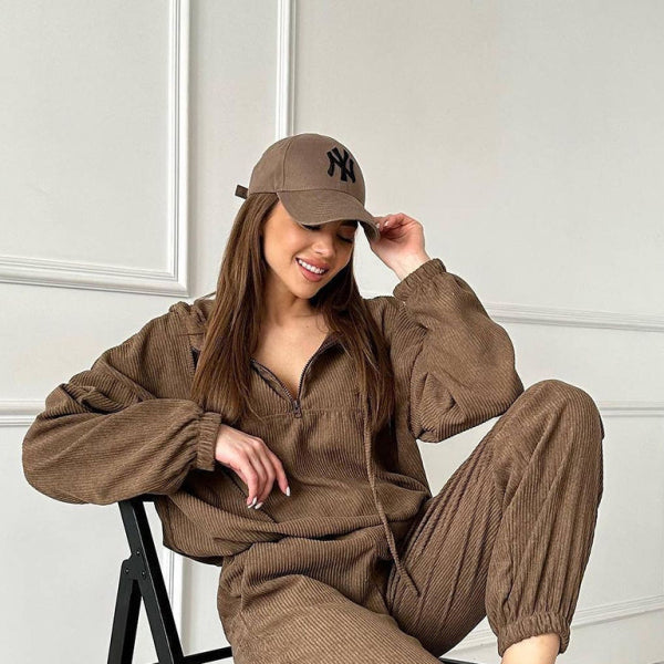 π€ Cozy & Chic Hooded Two-Piece Set β Perfect for Lounge & Street Style π€