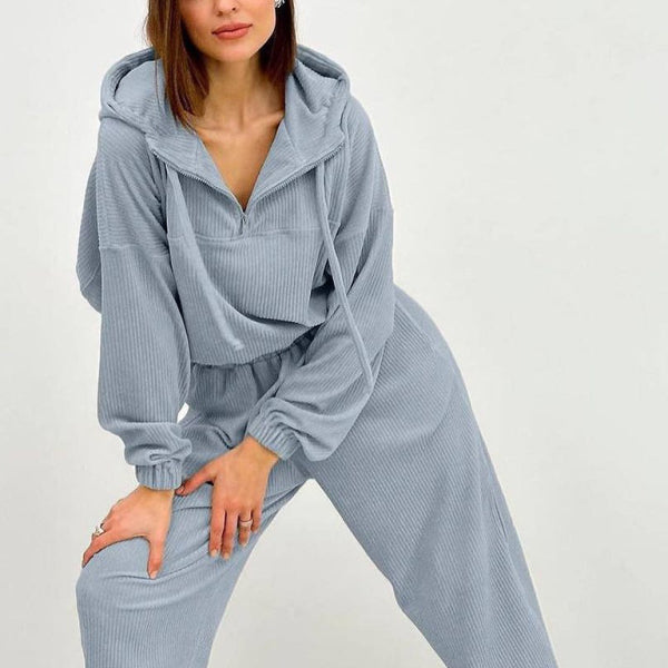π€ Cozy & Chic Hooded Two-Piece Set β Perfect for Lounge & Street Style π€