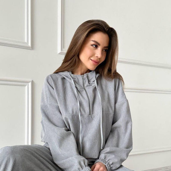 π€ Cozy & Chic Hooded Two-Piece Set β Perfect for Lounge & Street Style π€