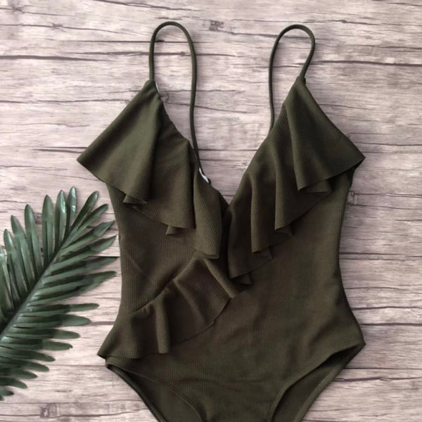 β¨ Ruffle One-Piece Swimsuit β Sexy, Chic & Flattering Beachwear β¨