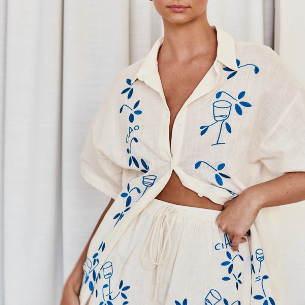 🛍️ Chic 3D Embroidered Shorts Set – Stylish & Comfy for Every Day ☁️