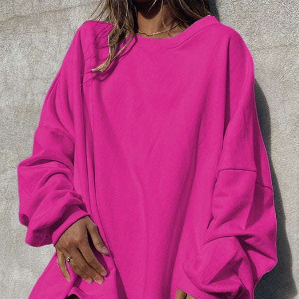 ποΈ Cozy Chic Long Sleeve Sweatshirt for Women Casual Loose Fit Trendy Top π