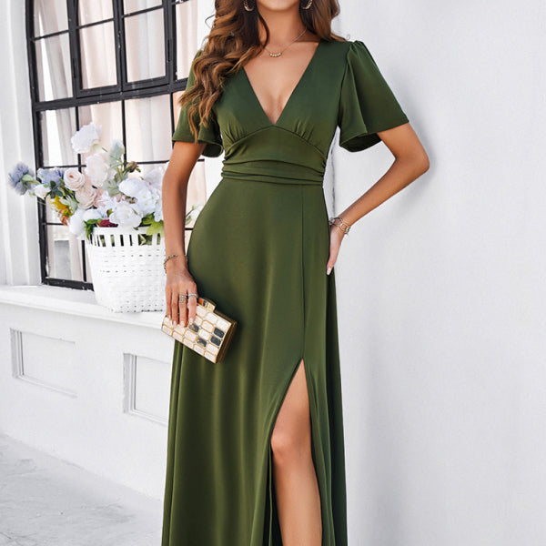 β¨ Chic V-Neck Waist Dress β Effortless Style for Any Occasion β¨