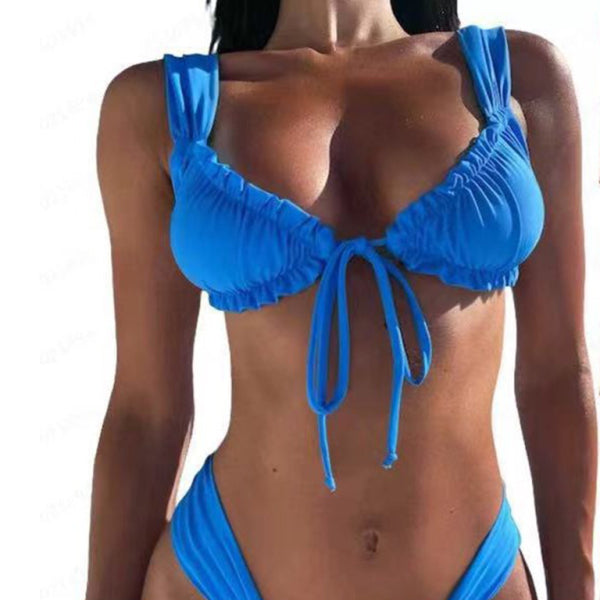 π Trendy Lace-Up Bikini Set Sexy Swimwear for Summer βοΈ
