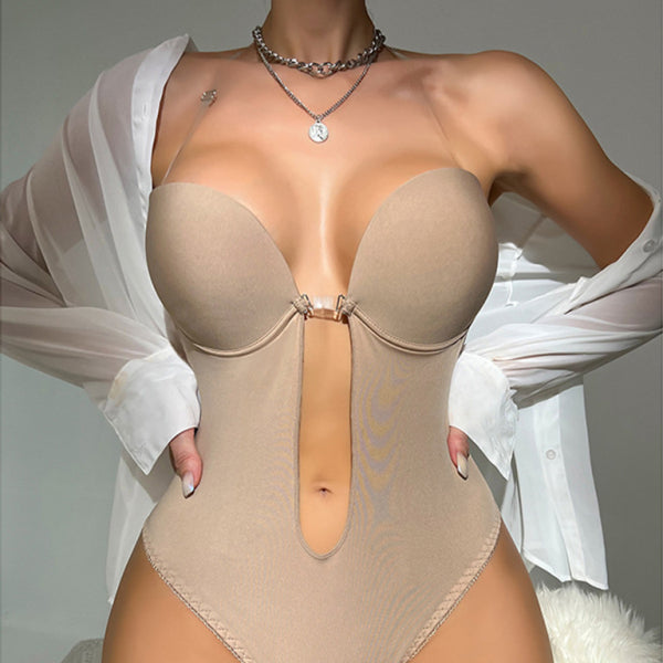 🔥 Chic Backless Plunge Bodysuit – Sexy & Flattering Fit for Any Occasion 🔥