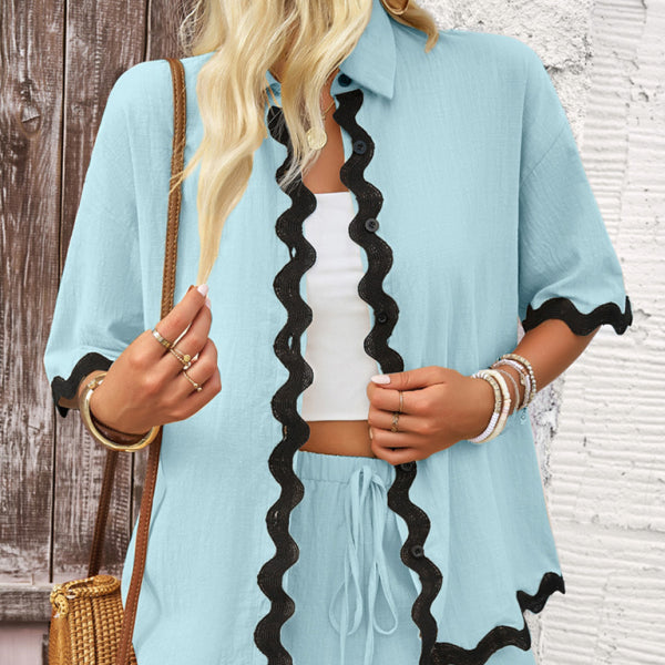 πΈ Chic & Comfy Lace Shorts Set β Perfect for Spring & Summer βοΈ