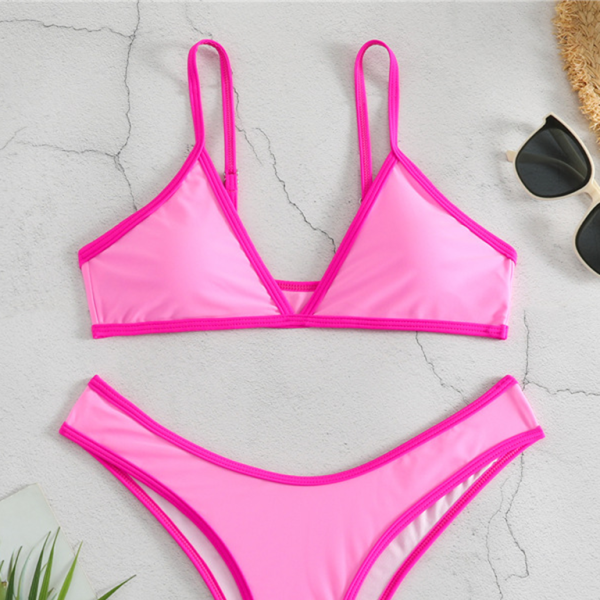 β¨ Trendy Color Block Bikini β Sexy & Sporty Swimwear for Summer β¨