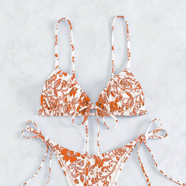 π Vintage Print Bikini Set β Stylish & Sexy Resort Swimwear π΄