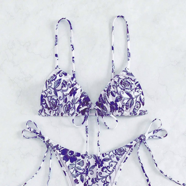 π Vintage Print Bikini Set β Stylish & Sexy Resort Swimwear π΄