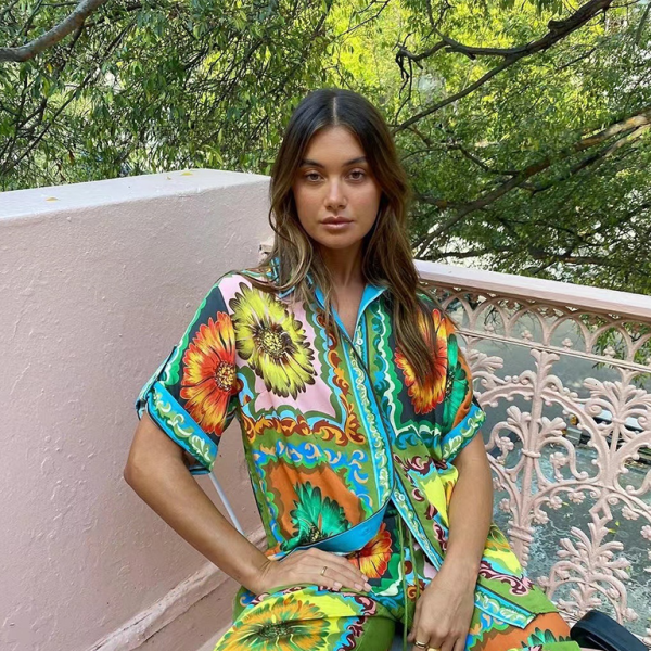 β¨ Chic Printed Two-Piece Set β Casual Holiday Vibes β¨