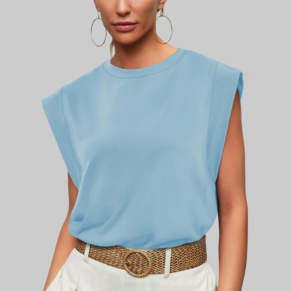 🖤 Striped Round Neck T-Shirt Loose Fit Casual Summer Top 🖤