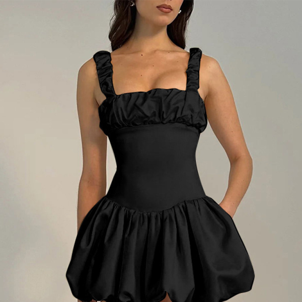 β¨ Chic Puffy Suspender Dress β Trendy Spring Must-Have for Effortless Style β¨