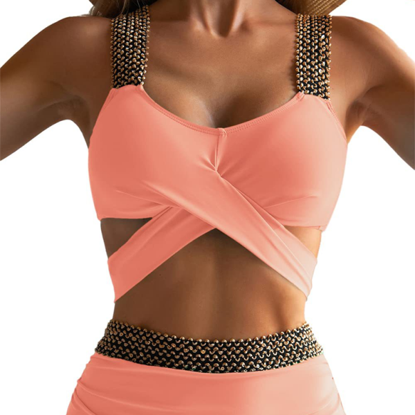 π Sexy Cross-Back Bikini Set β Trendy & Flattering Swimwear for Summer π