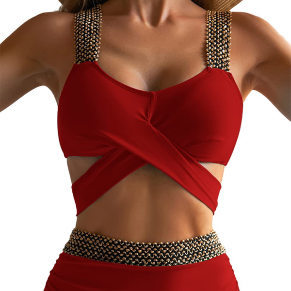 π Sexy Cross-Back Bikini Set β Trendy & Flattering Swimwear for Summer π