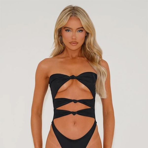 🔥 Sexy Hollow One-Piece Bikini – Trendy Swimsuit for Summer Vacays 🔥
