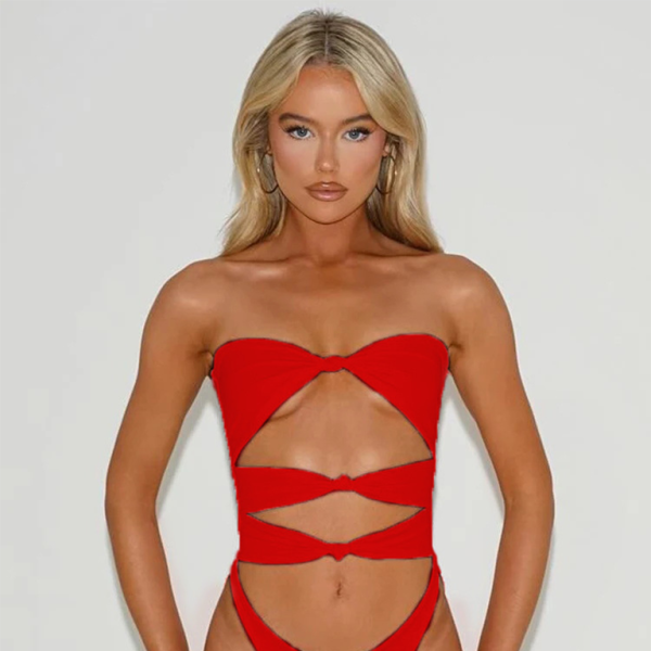 🔥 Sexy Hollow One-Piece Bikini – Trendy Swimsuit for Summer Vacays 🔥