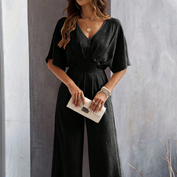 ✨ Chic & Effortless Wide-Leg Jumpsuit – Casual, Stylish & Perfect for Spring 🌸✨