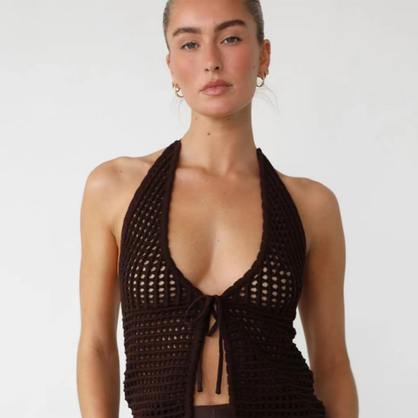 π€ Sexy Open-Back Hole-Punch Cardigan β Trendy, Chic & Comfy π₯