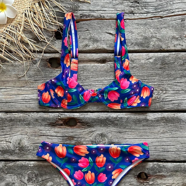 π Sexy Low Waist Printed Bikini Set β Beach Ready Swimwear π