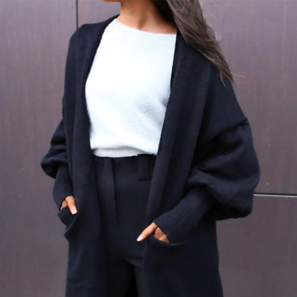 π€ Chic Puff Sleeve Knit Cardigan β Cozy & Stylish for Fall Winter π€