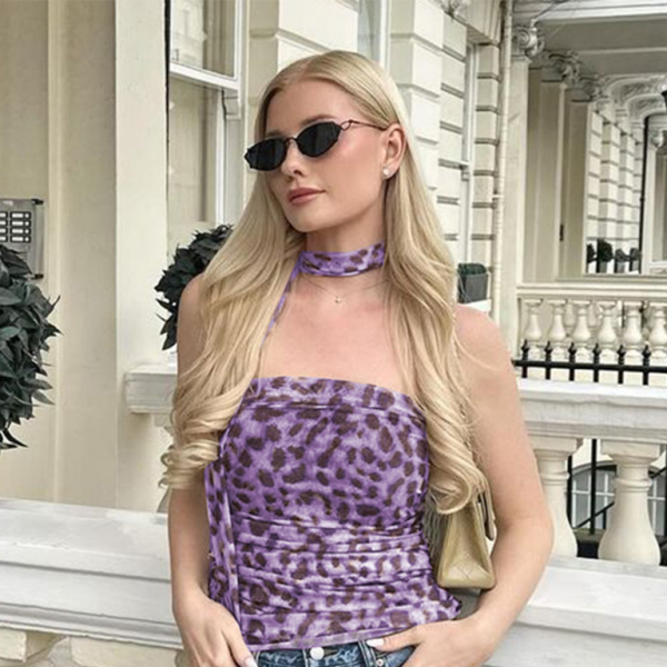🔥 Leopard Print Strapless Tube Top Slim Fit – Sexy & Chic Must-Have 🔥