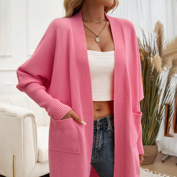 π§₯ Cozy Chic Batwing Sleeve Cardigan Sweater Jacket β Perfect for Fall & Winter βοΈ