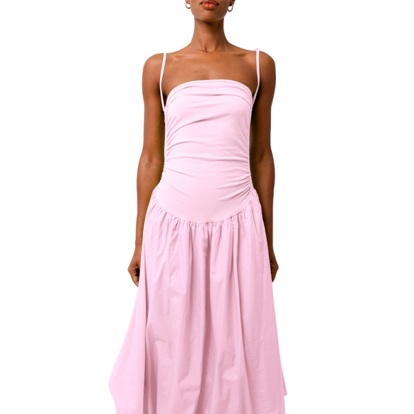 ✨ Chic Halterneck Backless Dress Sleeveless Gathered Maxi – Perfect for Summer ✨