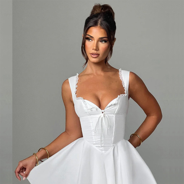 ✨ Chic Backless Lace Sling Dress – Sexy & Elegant Party Outfit for Spring Summer ✨