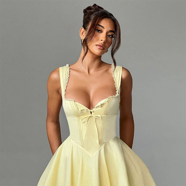 ✨ Chic Backless Lace Sling Dress – Sexy & Elegant Party Outfit for Spring Summer ✨